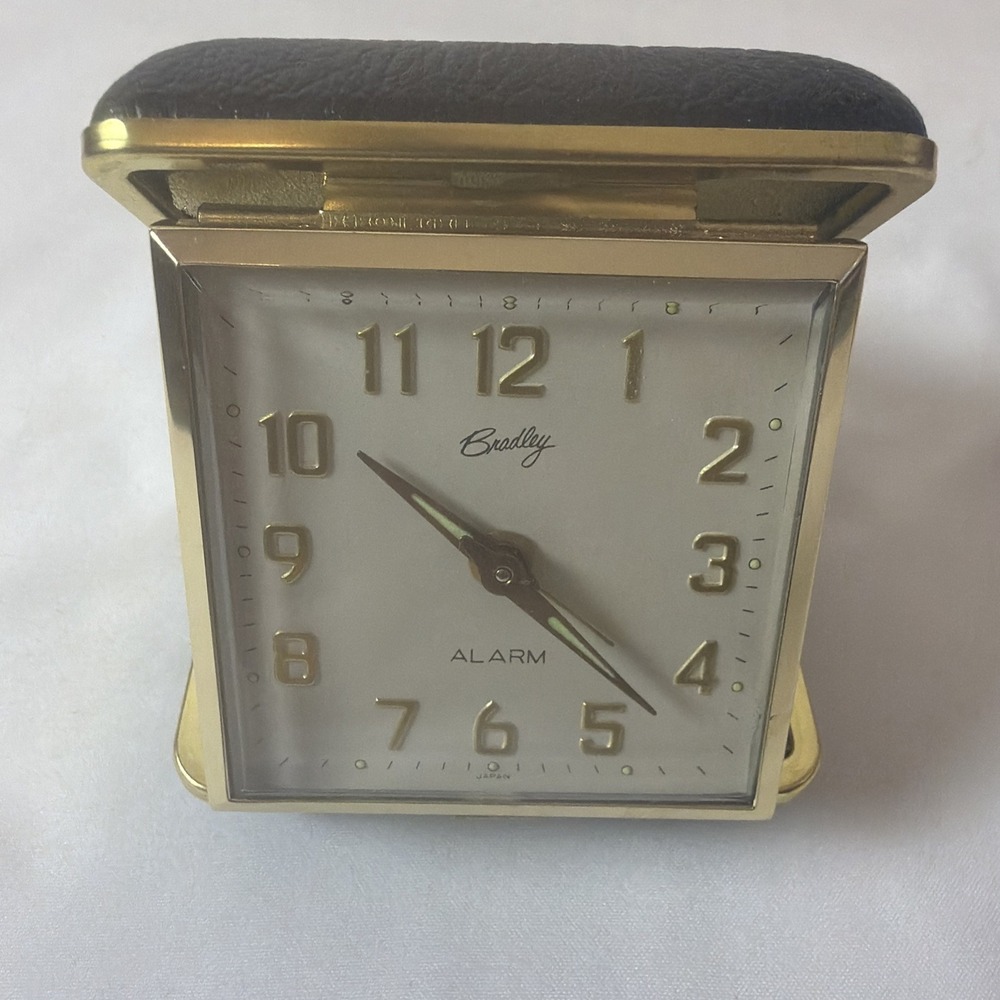 Vintage Travel Alarm Clock | Bradley  | Made In Japan